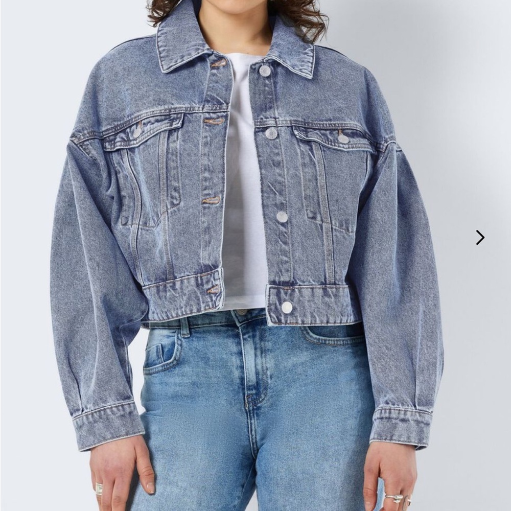 Noisy May cropped denim medium